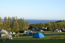 View from the camp field
